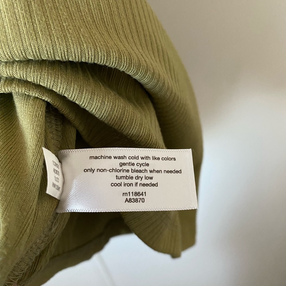 Lane Bryant Olive Green Oversized Polo Shirt, Gently used - Picture 5 of 5